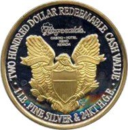 -200 Fitzgerald's Walking Liberty (silver name) rev.